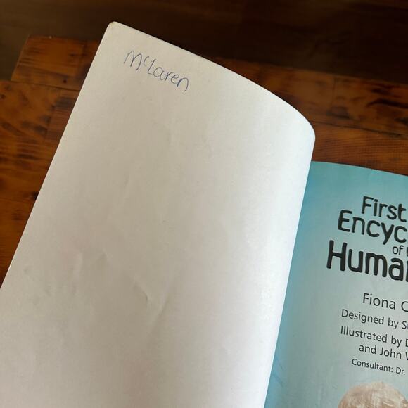 Scholastic Usborne First Encyclopedia Of The Human Body Paperback Book - Picture 2 of 11